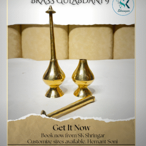 BRASS GULABDANI 9”